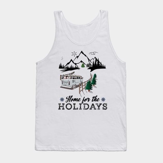 Home for the Holidays Tank Top by Blended Designs